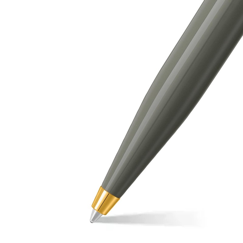 Sheaffer VFM 9427 Glossy Light Grey Ballpoint Pen With PVD