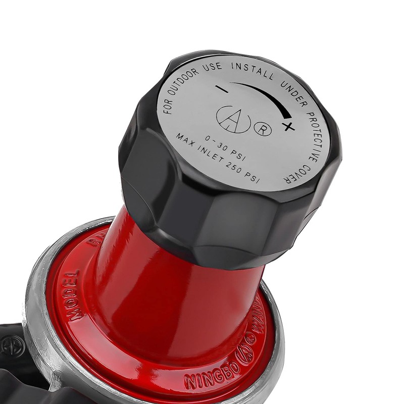Stanbroil 0-30 PSI High Pressure Adjustable Regulator POL Connection and