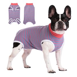 Clorvint Dog Surgery Recovery Suit for Female Dogs Spay, Surgical Onesie for Small Breed Dogs, Anti Licking Wound Protection Dog Post Surgical Suit, XL