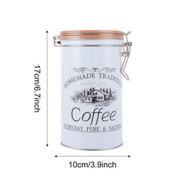MEIDIV Tea Coffee Sugar Canisters Set of 3, Vintage Tea Coffee Sugar Canisters, Air Tight Tea Coffee Sugar Jars, White Tea Coffee Sugar Canisters, kitchen Canisters for Tea Coffee Sugar