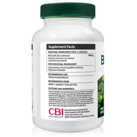 Broccoli 20:1 Extract, 10,000 mg Strength, 120 Vegan Capsules, 4-Month Supply