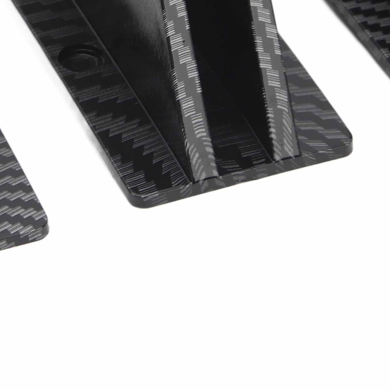4PCS Car Rear Lower Spoiler Sporty Universal Rear Bumper Chassis