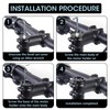 Bicycle Computer Mount for Garmin Edge 530 540 520 510