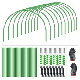 MANOPAWS 30Pcs Garden Hoops for Raised Beds, Greenhouse Hoops for DIY Grow Tunnel, Garden Hoops Grow Tunnel, Greenhouse Garden Grow Tunnel Netting Hoops, Greenhouse Support Hoops Garden Bed Hoops