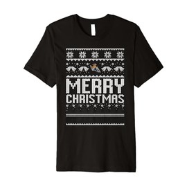 Fernley Vaqueros Logo Merry Christmas Ugly Sweater HS Premium T-Shirt
