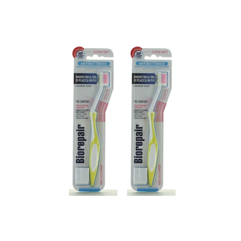 Biorepair : Oral Care Pro Toothbrush "Curve"- Very Soft, Pack