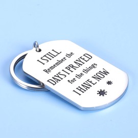 Inspirational Encouragement Keychain Gifts for Myself Christian Best Friends BFF Women Men Girls Boys Daughter Son Coworker Christmas Graduation Birthday Thanksgiving Gifts for Him Her