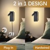 MOLUOLA LED Wall Lamp Wall Mounted Reading Lights, Adjustable Headboard