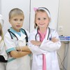 Doctor Costume (Pink, 120CM-M, 5-6T)