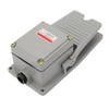 Industrial Foot Switch, AC 250V 15A Momentary Metal Foot Pedal