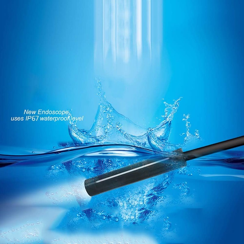 Ghopy Endoscope HD Endoscope Camera 3-in-1 Waterproof Inspection Camera with