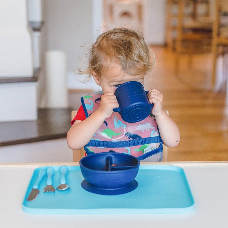 green sprouts Learning Cup | Silicone helps avoid harmful chemicals
