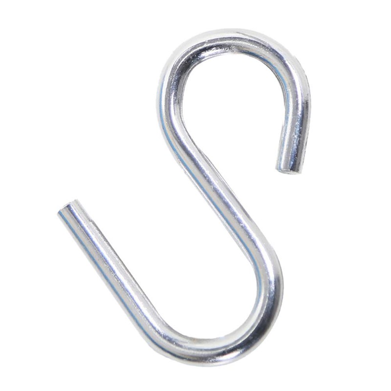 Denpetec 2pcs Stainless Steel Fishing Hiking Hammock Hook S Shaped