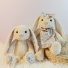 Mikee Fluffie Easter Bunny Stuffed Animals with Cotton,Safe Material Soft