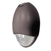 Oval LED Emergency Wall Pack Light