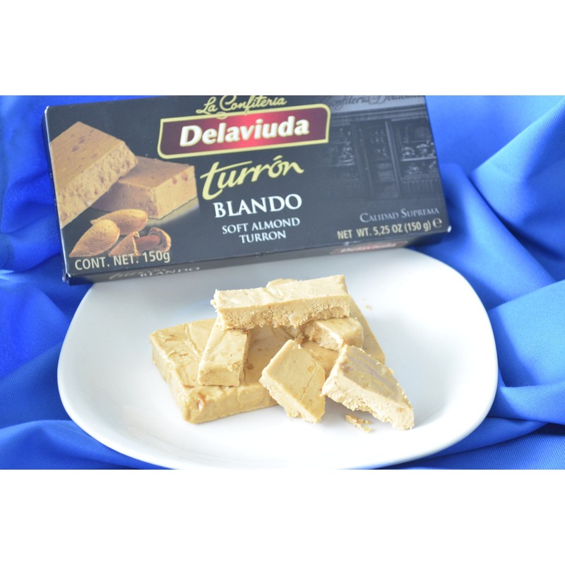 Delaviuda Soft Almond Turron (Turron Blando) 5.25 Oz (150g)