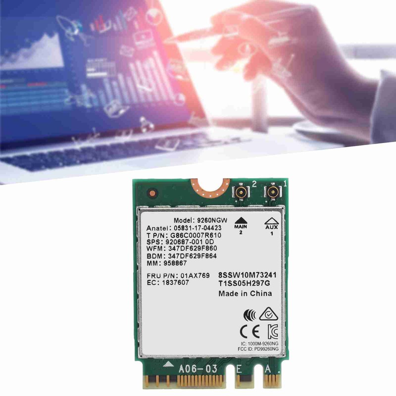 Wireless Wifi Card Antenna Bluetooth 5.0 Dual Band Supplies 9260NGW