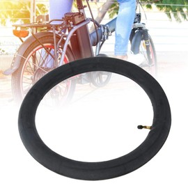 Bicycle Tubes, 14 x 2.125, 14 x 2.50, 16 x 2.125, 16 x 2.50, 16 x 3.0, 18 x 2.125, 18 x 2.50 Electric Bicycle Butyl Rubber Tube with Curved Metal Valve E-Bike Accessories (16 x 2.50 0 Elbow)