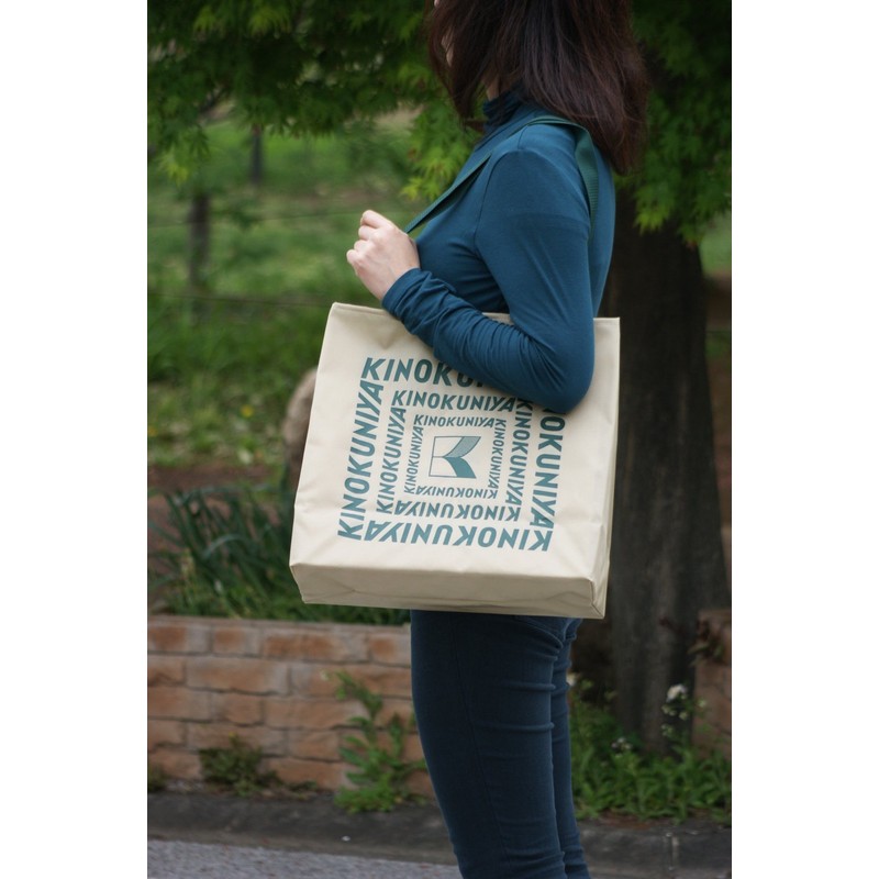 Kinokuniya Ecology Shoulder Bag, beige