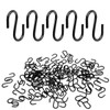 100 Pcs Mini S Hooks for Hanging, 1/2 Inch S
