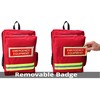 EVAQ8 Emergency Grab Bag Empty Red Rucksack For Storing And