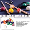 lvifloae 25mm Mini Billiard Ball Complete Set of 16 Balls
