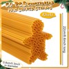 50 Pcs Plastic Straws Disposable Drinking Straw Bulk for Summer