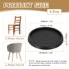 PATIKIL 4 Inch Rubber Furniture Pads, 4 Pack Non-Slip Furniture