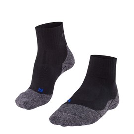 FALKE Mens TK2 Short Cool Hiking Socks, Breathable Quick Dry, Black (Black-Mix 3010), US 6.5-8.5 (EU 39-41 Ι UK 5.5-7.5), 1 Pair