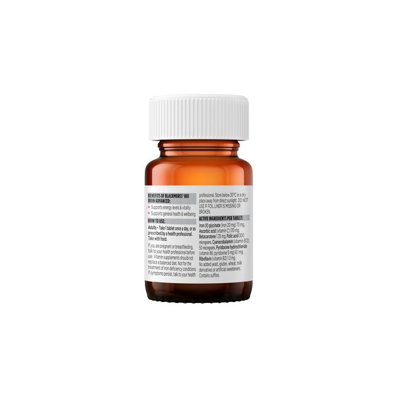 Blackmores Bio Iron Advanced 30 Tablets