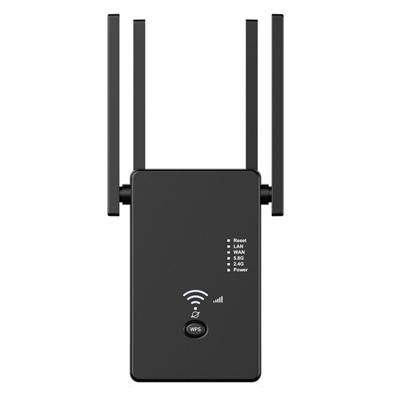 1200mbps Wifi Amplifier Repeater 2.4/5.8ghz AC1200M Signal Amplifier WIFI Repeater