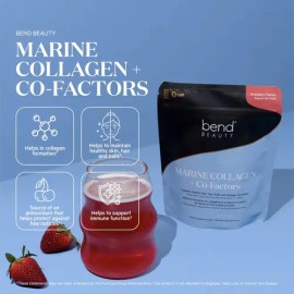 Colágeno Marino Bend Beauty Cofactors Sabor Fresa Polvo N/a