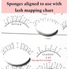 LEES A.M. 1 PC Lash Mapping Chart Eyelash Extension Beginner
