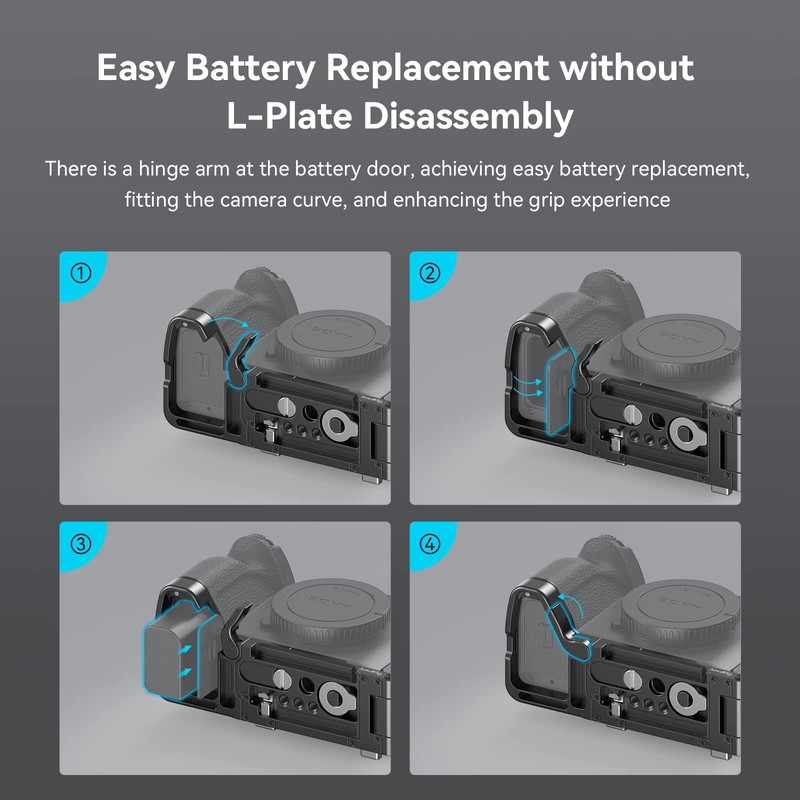 SMALLRIG Foldable L-Bracket for Sony A7R V / A7 IV