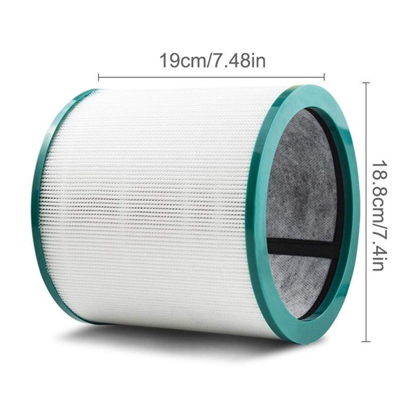 Air Purifier Filter,968126-03 HEPA Carbon Filter Compatible with Dyson TP00 TP01 TP02 TP03 BP01 AM11 Pure Cool Link Tower Air Purifier Fan