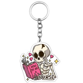 UVIBEW Christmas Gifts for Nurses Gift for Women Rn Gift for Nurse Christmas Gifts Accessories Nurse Practitioner Presents for Women Keychain Nursing Graduation Keychain Nurses Week