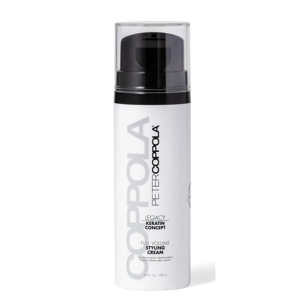 Peter Coppola Full Volume Styling Cream - Volumizing Lightweight Blow Dry Cream for Thickening, Adding Volume and Styling All Hair Types, 4.4oz