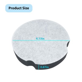 9 Pack 1604896 Replacement Filter and 1604895 Replacement Belts for PowerForce Compact for 2690, 1520, 2112 Bissel Turbo Bagless 2690 Cleanview 3508 3437 Vacuum Cleaner Parts #1604896/160-4896,1 brush