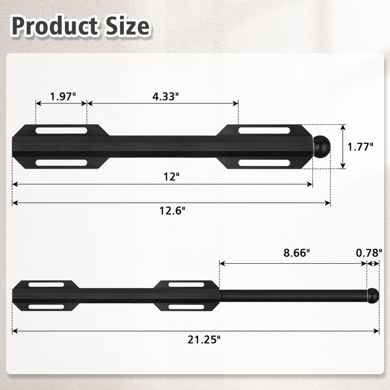 Valet Rod For Closet Pull Out, Heavy Duty Adjustable Valet