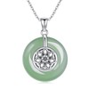 KiiKii Lotus Necklaces for Women 925 Sterling Silver Lotus Pendant
