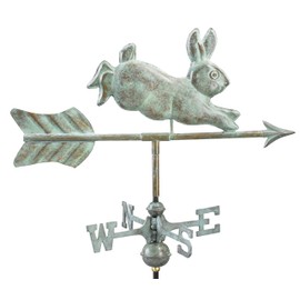 Good Directions 809V1R Rabbit Roof Mount, Blue Verde Copper Weathervane
