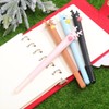 Operitacx Pack of 8 Blue Ink Pens Christmas Deer Shaped