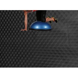 AMERIQUE 691322303360 Unique Metallic Vinyl Flooring, 2mm x 4' x 25' 100 sq. ft, Black Diamond, Square Feet