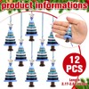 Soulchen 12 Sets Button Christmas Tree Craft Kits Make Your