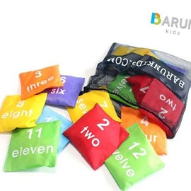 Game beanbags, sports day, outdoor games, number games, safe production, throwing games / 게임용콩주머니 운동회 야외게임 숫자놀이 안전제작 던지기놀이