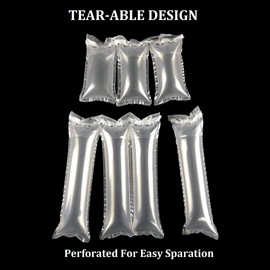 BZQZDAI Paquete de 111 unidades de 33 pies/rollo inflable resistente de burbujas de aire, almohadas de aire, cojines de aire, bolsas de embalaje, suministros de bolsa, rellenos para forma, no necesita máquina (con bomba gratis)