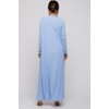PinkBlush Light Blue Ribbed Sleeveless Dress Cardigan Maternity Set