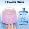 CXRUY Ultrasonic Retainer Cleaner - UV Dental Cleaning Pod Night