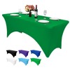 Zdada 6ft Stretch Table Cover Spandex Table Cloth Tight Fitted