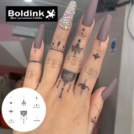 Hana Temporary Tattoos for Women Henna Small Semi-permanent Tattoo